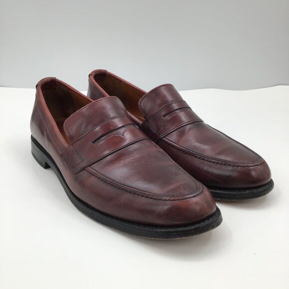 Allen Edmonds Ascher Penny Loafers Men's 11 D Dark Brown Leather Made in the USA - Picture 8 of 13